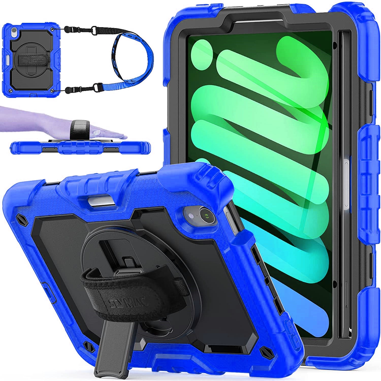 Étui robuste Defender avec sangle pour iPad 10 (10e génération) / iPad 11 (11e génération) Étui robuste Defender avec sangle pour iPad 10 (10e génération) / iPad 11 (11e génération)